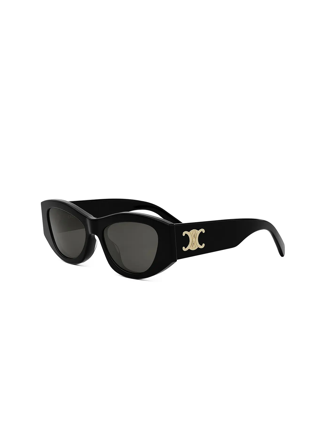 CELINE | Triomphe havanabraune geometrische Sonnenbrille | schwarz